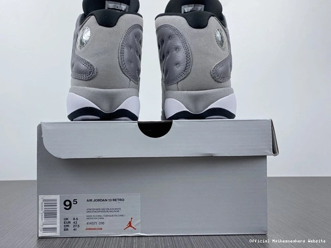 Official Maikesneakers Jordan Grey 13 4178 Chic 414571- Atmosphere Retro 1013